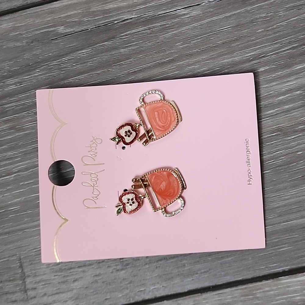 Fall apple cider earrings